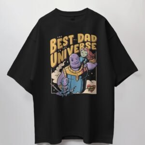 The Best Dad in the Universe Women's T-Shirt – Celebrate Dad in Style and Comfort, Crafted in India