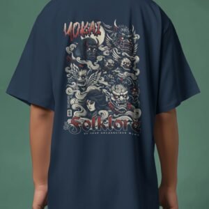 YOKAI Folklore Unisex T-Shirt – Embrace the Spirit of Japanese Legends in Premium Comfort, Made in India