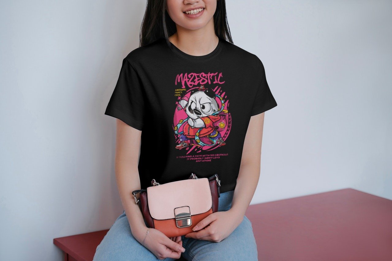 Kung Fu Panda Women's T-Shirt – Fun, Comfort, and Style Combined, Crafted in India