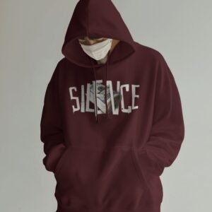 SILENCE Unisex Hoodie – Timeless Comfort and Minimalist Style, Crafted in India